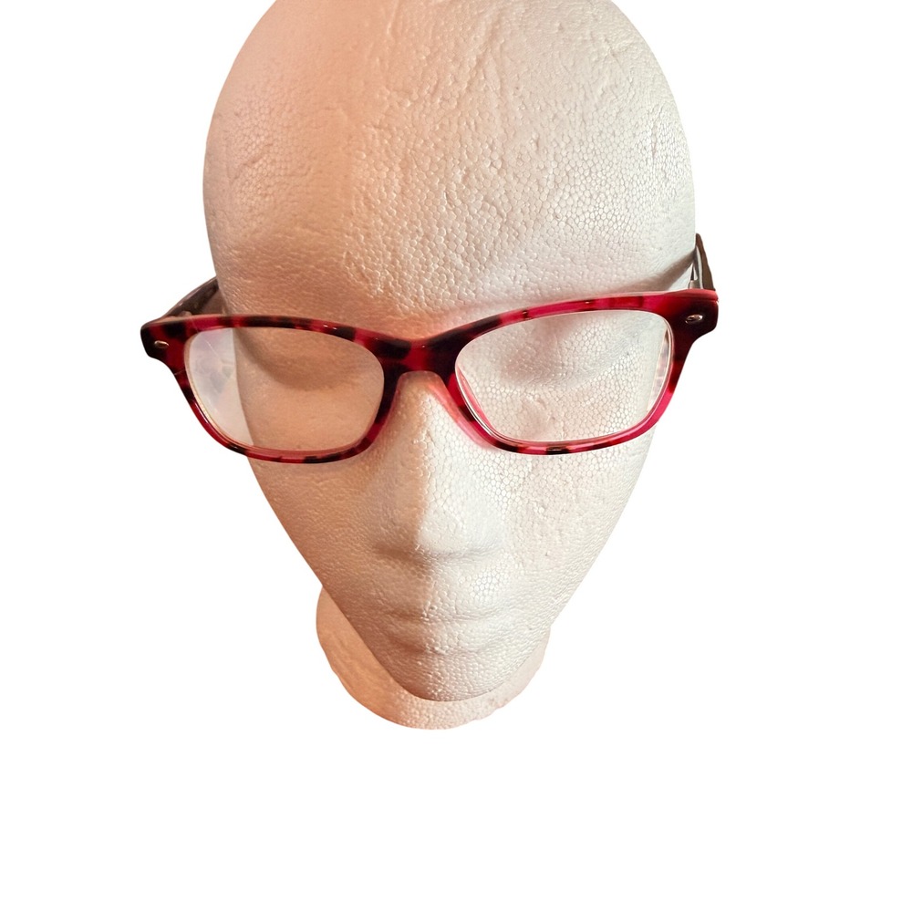 Guess Pink Tortoise Black Rectangular Eyeglass FR… - image 1